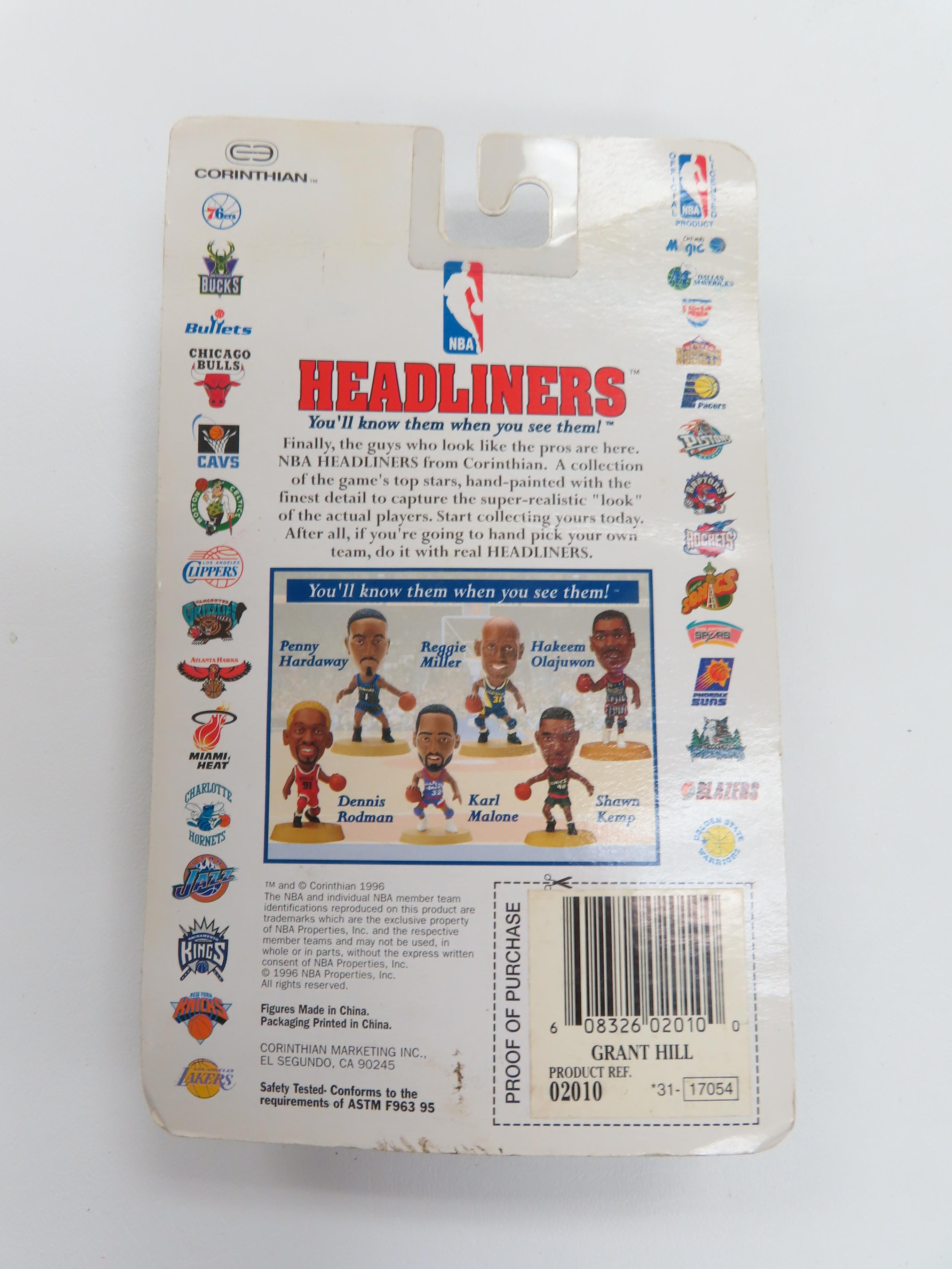 Grant Hill Signed 1996 Headliner with Authentication Direct COA (online verify)