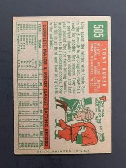 1959 TOPPS #505 TONY KUBEK