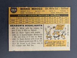 1960 TOPPS #365 MINNIE MINOSO