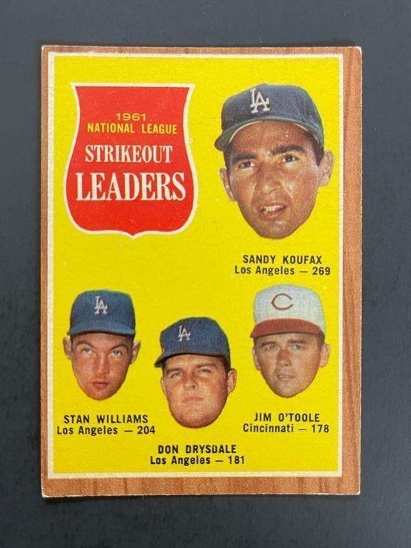 1962 TOPPS #60 NL K'S SANDY KOUFAX/DON DRYSDALE