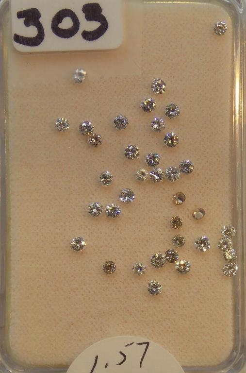 1.57CT T.W. ROUND LOOSE DIAMONDS