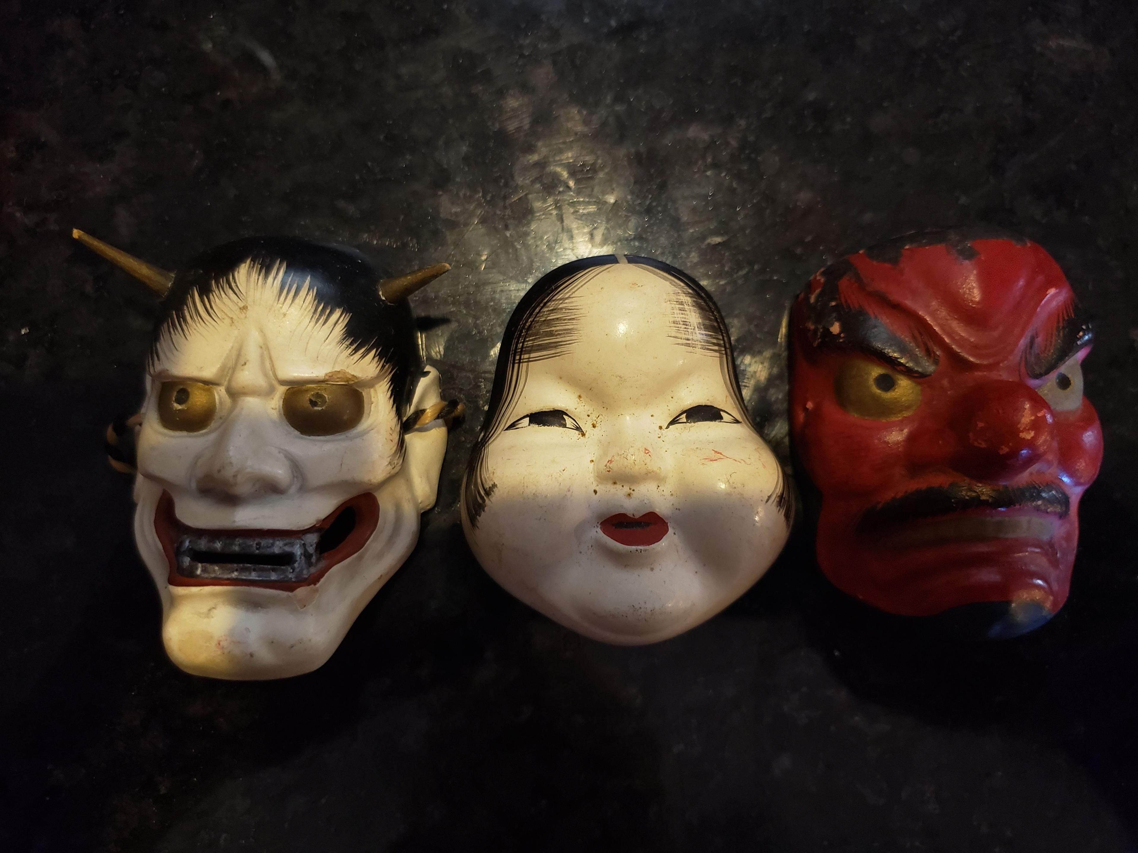Antique Japanese Masks