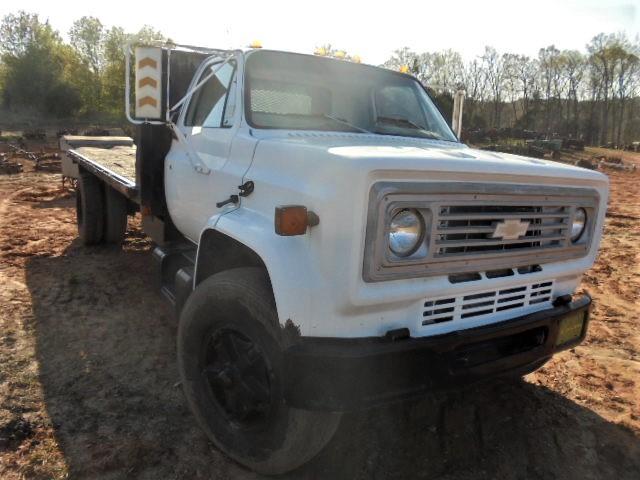1984 2 Ton Chevy Flat Bed "Diesel Engine" "Runs Good" with Title