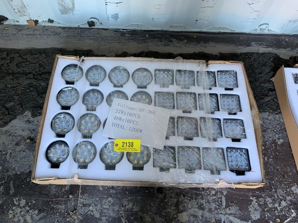 2138 New 9-36V LED 32 Piece Light Set