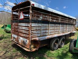 14 1978 Cattle Trailer