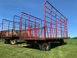 12 Pequea 8x18 Steel Kicker Wagon