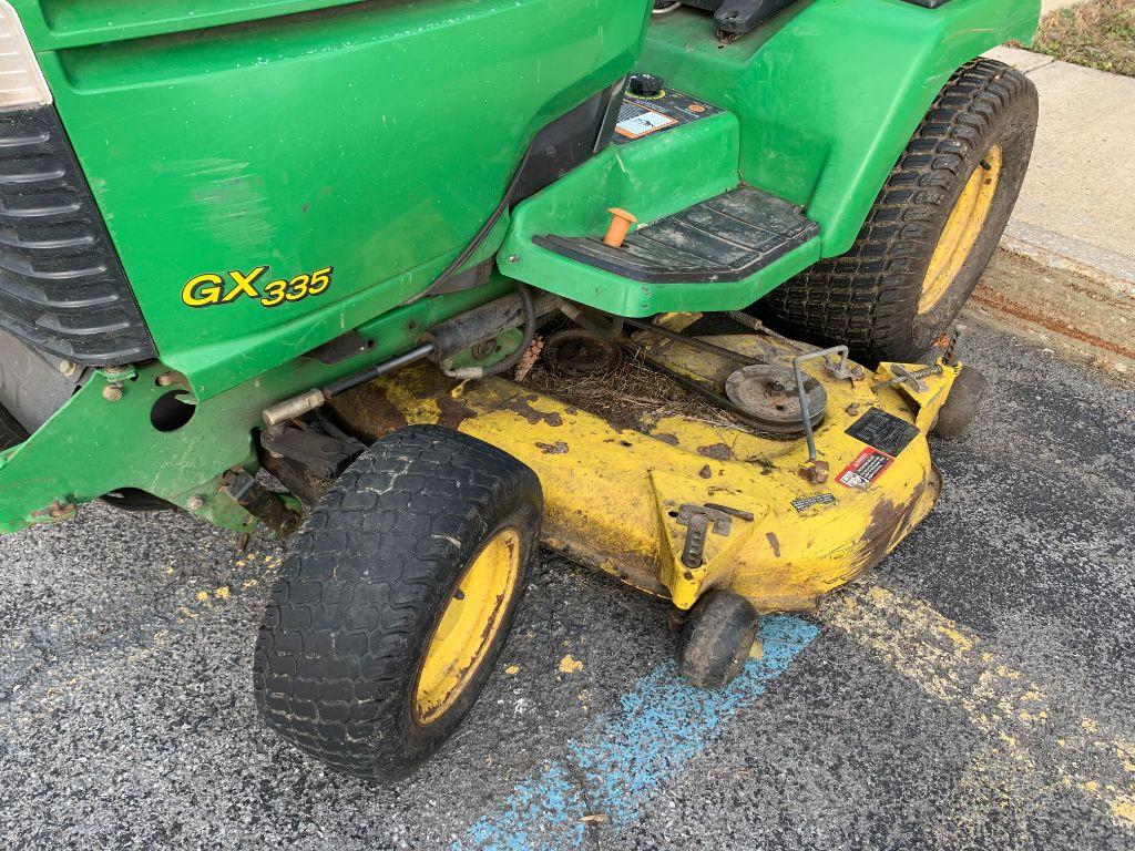 52 John Deere GX335 Mower