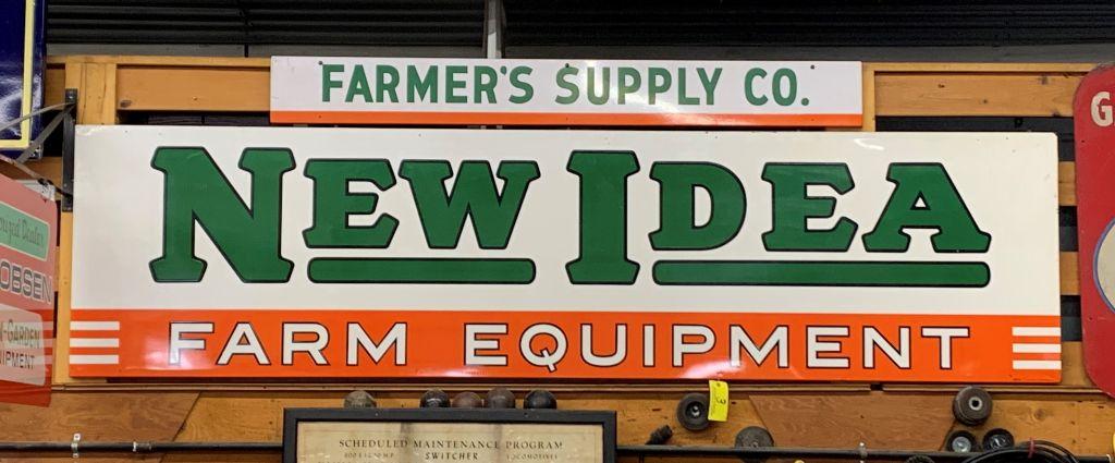 3 New Idea Farm Equipment Sign