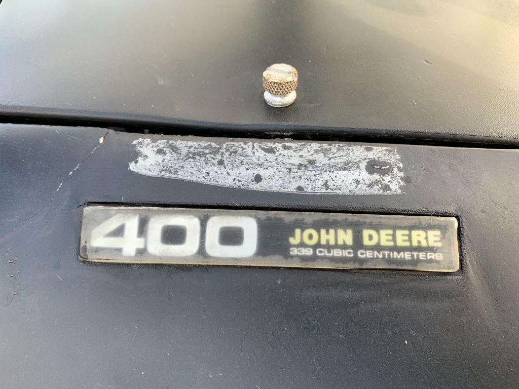 3697 John Deere 400 Snowmobile