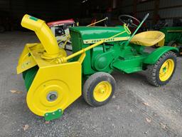 3698 Early John Deere 110 Garden Tractor