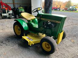 3699 John Deere 110 Garden Tractor with Mower