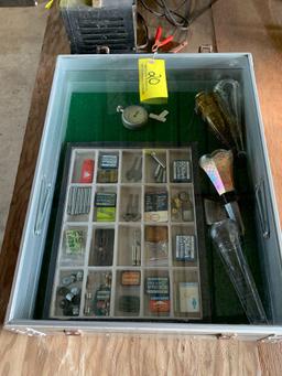 20 Aluminum Display Case with Contents