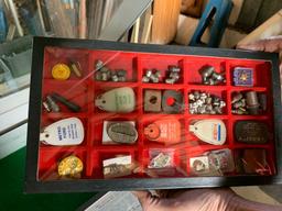 25 Aluminum Display Case with Contents