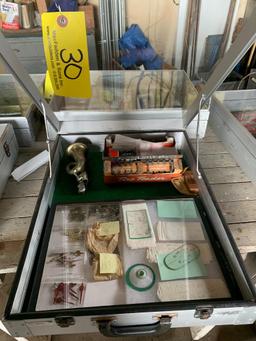 30 Aluminum Display Case with Contents