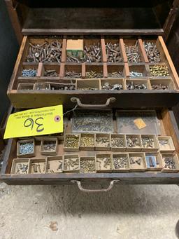 36 Small Wooden Cabinet