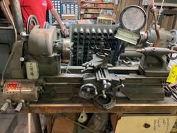 67 Small Sears Lathe on Top of Table