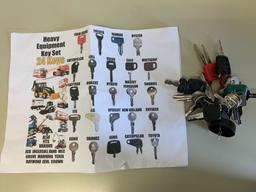 4105 Heavy Equipment Key Set (24 Keys)