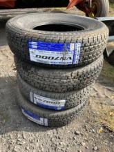 6 Set of (4) New ST225/75R15 Radial Trailer Tires