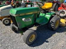 9091 John Deere 400 Garden Tractor