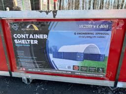 1048 New Golden Mountain 20ft x 40ft Dome Container Shelter