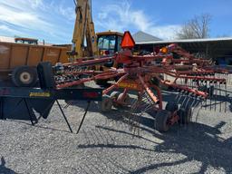 1821 Pequea HR24TS Twin Rotary Rake