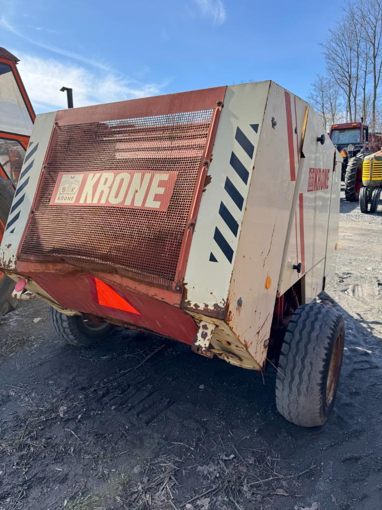 9595 Krone RR125 Round Baler