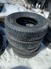 12075 Set of (4) ST235/85R16 Radial Trailer Tires