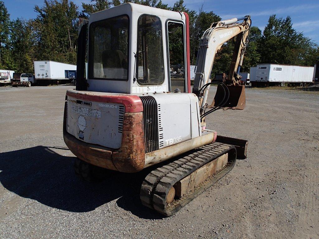 1998 Takeuchi TB035 excavator - s/n 1357428