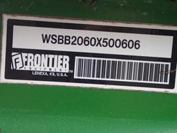 Frontier BB2060 box blade - PIN WSBB2060X500606