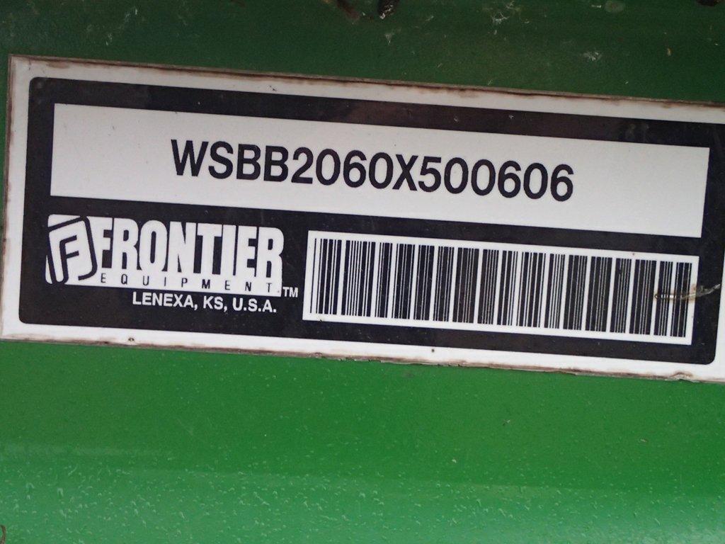 Frontier BB2060 box blade - PIN WSBB2060X500606