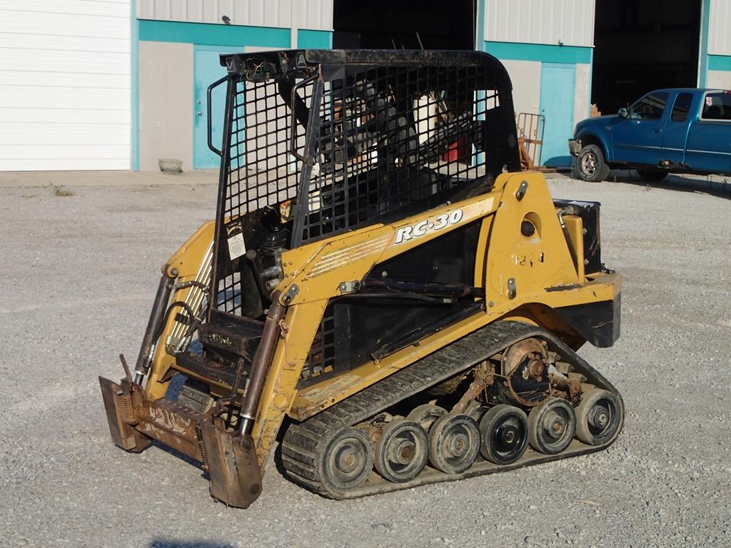 ASV RC30 rubber track skid steer - PIN RSA03097 - see video