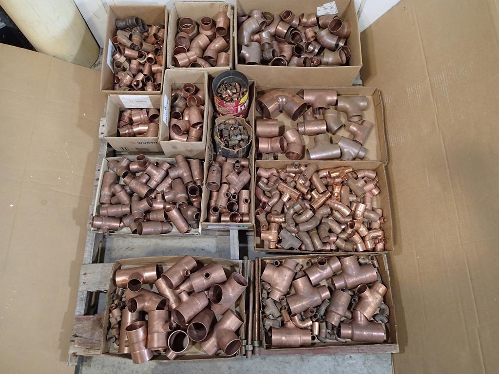 Copper fittings - contents of pallet