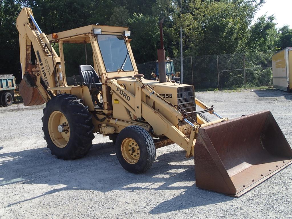 1988 Ford 555B loader/backhoe - PIN C779193 - see video