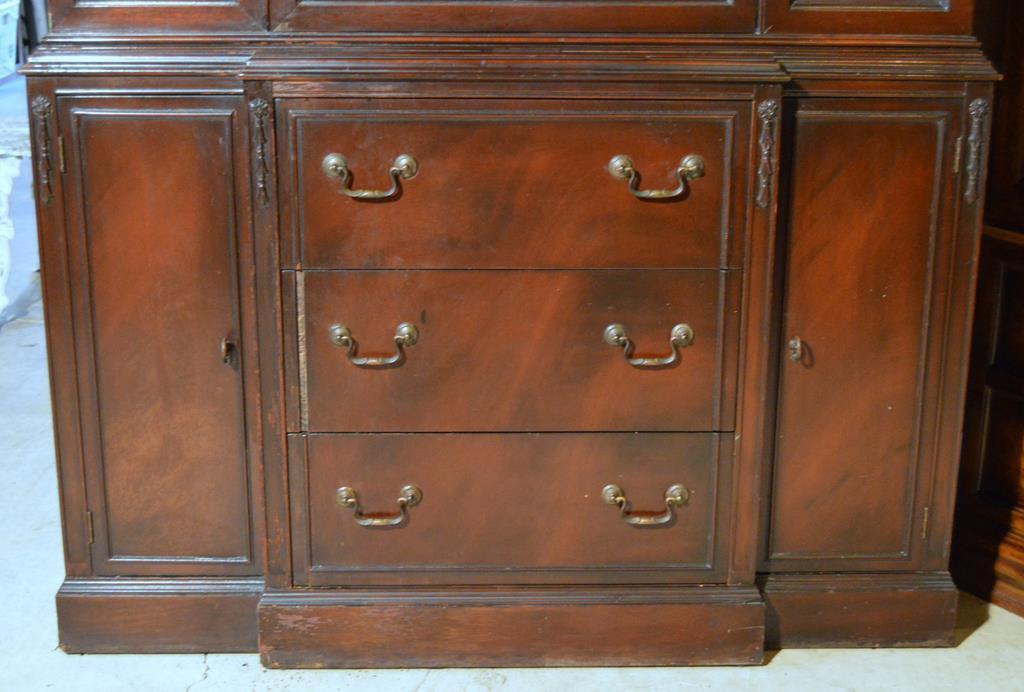 Vintage Mahogany China Cabinet