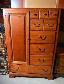 USA Made Cherry OG Armoire, Lots 111 & 112 Match