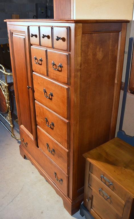USA Made Cherry OG Armoire, Lots 111 & 112 Match