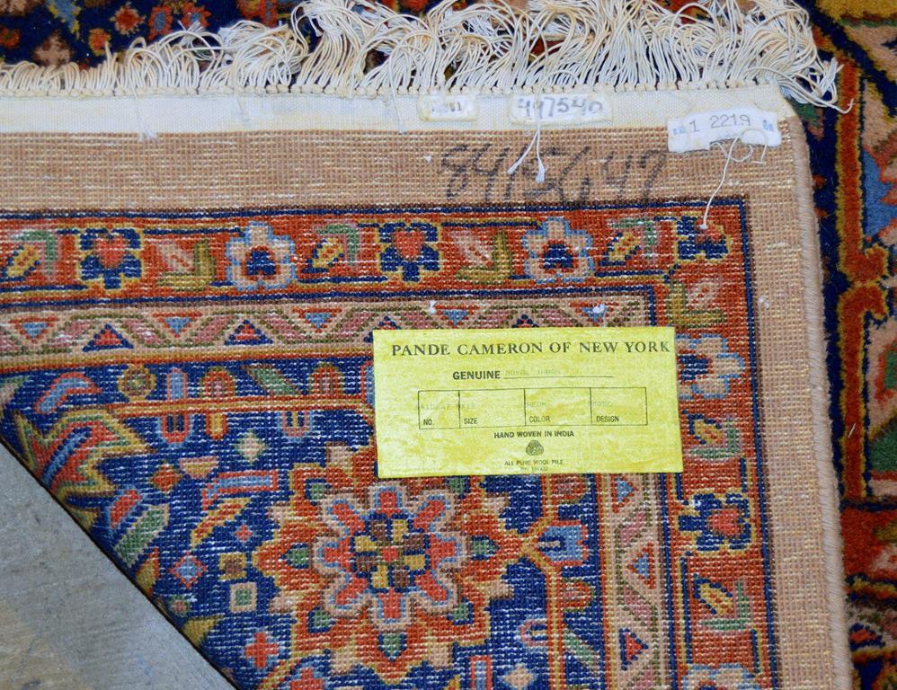 100% Wool Hand Woven Pande-Cameron Indo-Persian Royal Jahan Heriz Rug, 9 x 12
