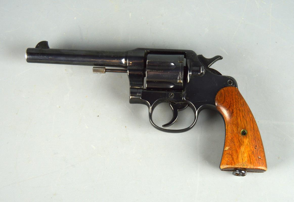 Colt US Army Model 1917, .45 ACP Six-Shot Revolver, Ser# 224586, VG-Exc Cond –See Photos