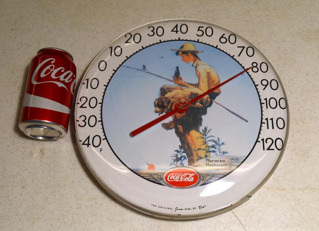 Norman Rockwell Coca-Cola Thermometer