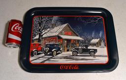 1995 Metal Coca-Cola Tray, “The Gathering Place”