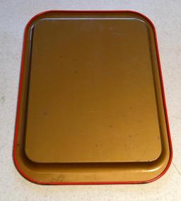 Vintage 1970s Metal Coca-Cola 1909 Repro Tray, Young Woman in Hat
