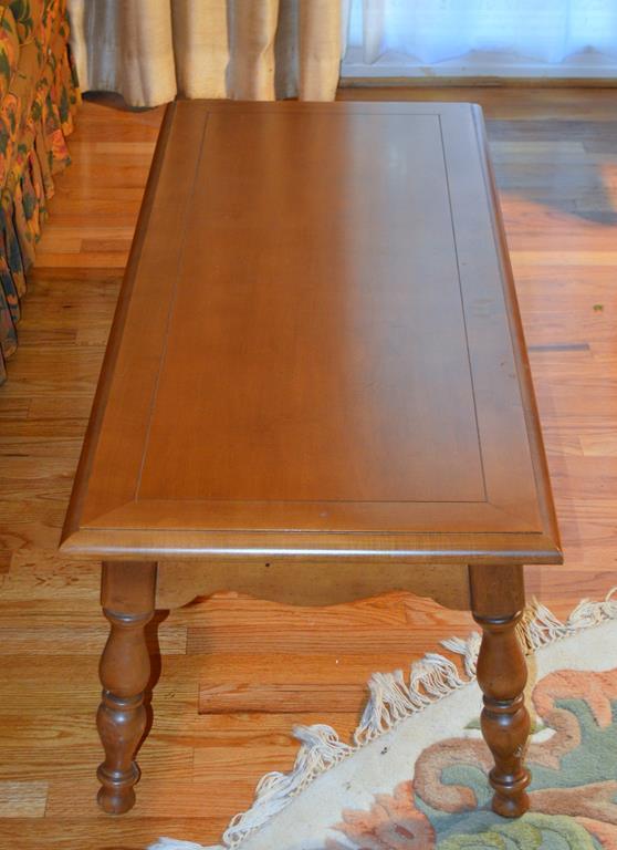 Vintage Maple Colonial Style Coffee Table