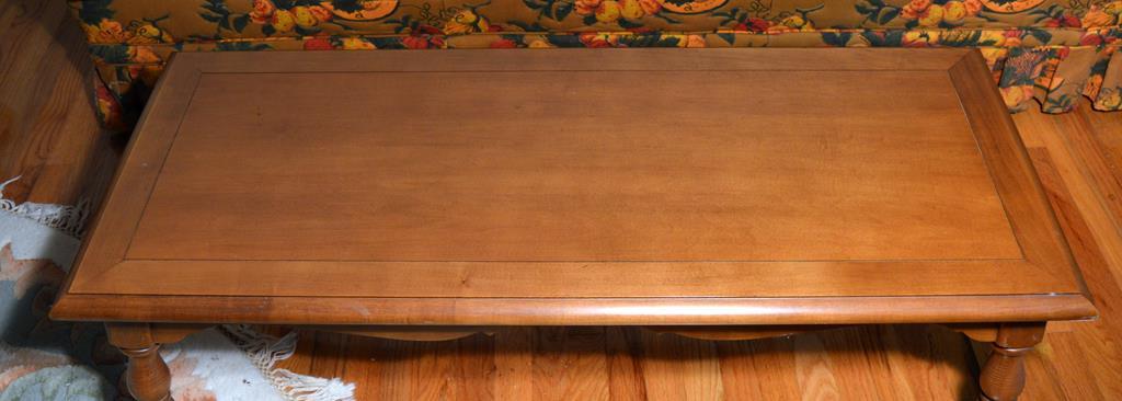 Vintage Maple Colonial Style Coffee Table