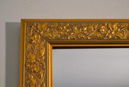 Vintage Gold Leaf Wooden Frame Wall Mirror