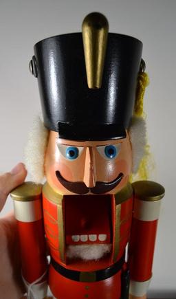 Vintage Erzgebirge Wooden Nutcracker, Made in GDR