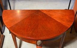 Bombay Company Mahogany Demilune Side Table