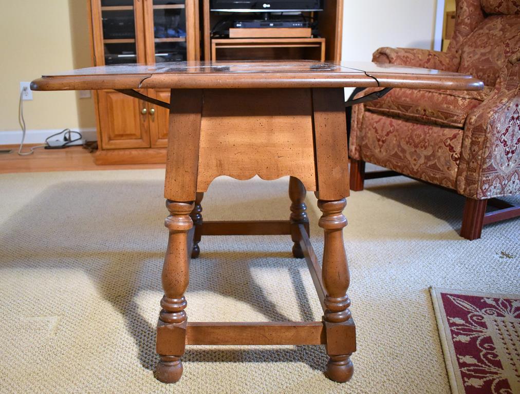 Athens Maple Drop Leaf End Table (Matches Lot 8)