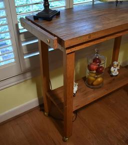 Rolling Kitchen Island/Butchers Block