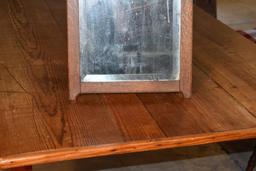 Antique 19th C. Shoe Store Floor Mirror