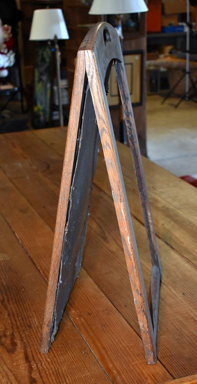 Antique 19th C. Shoe Store Floor Mirror